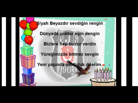 Beşiktaşlı’lara özel doğum günü kutlama videosu