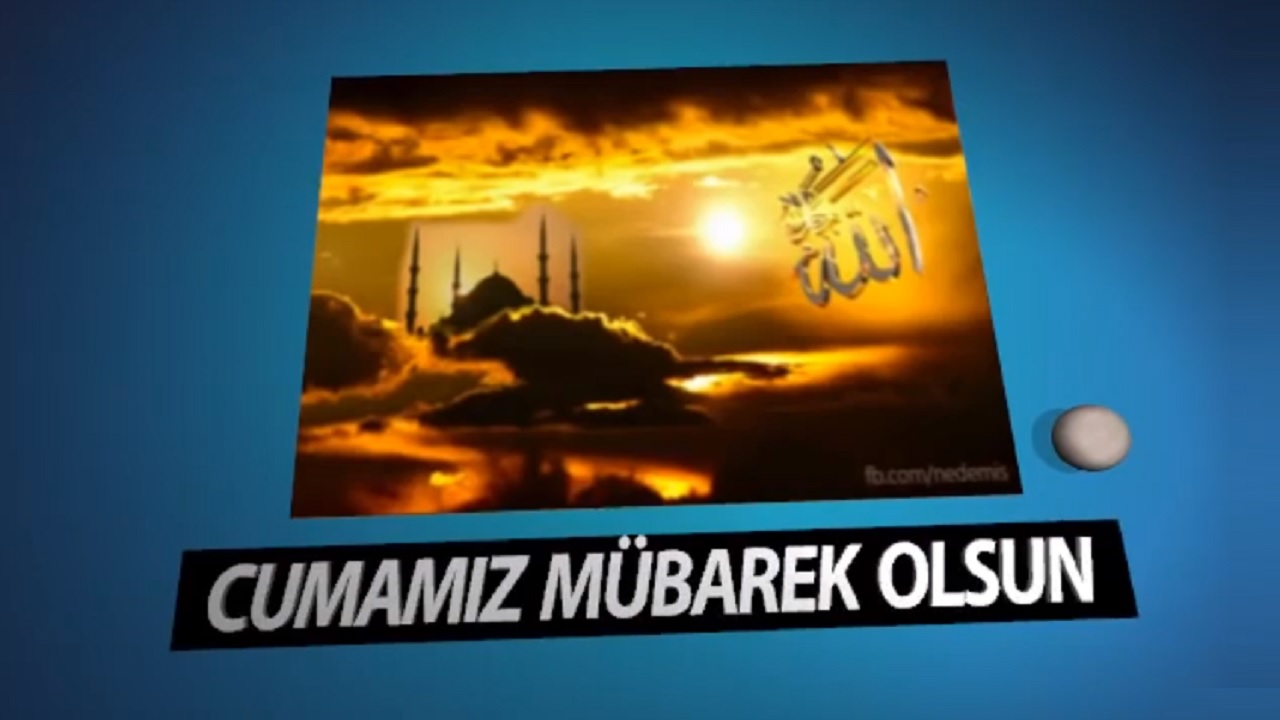 Güzel Cuma Kutlama Videosu