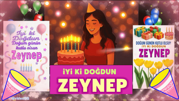 Zeynep İsmine Doğum Günü Şarkısı ve Kartlar