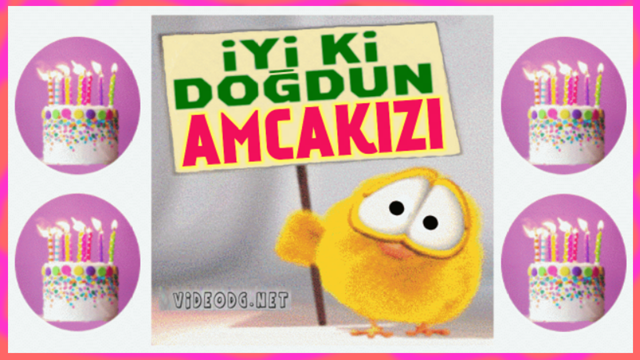 iyi ki doğdun AMCA KIZI