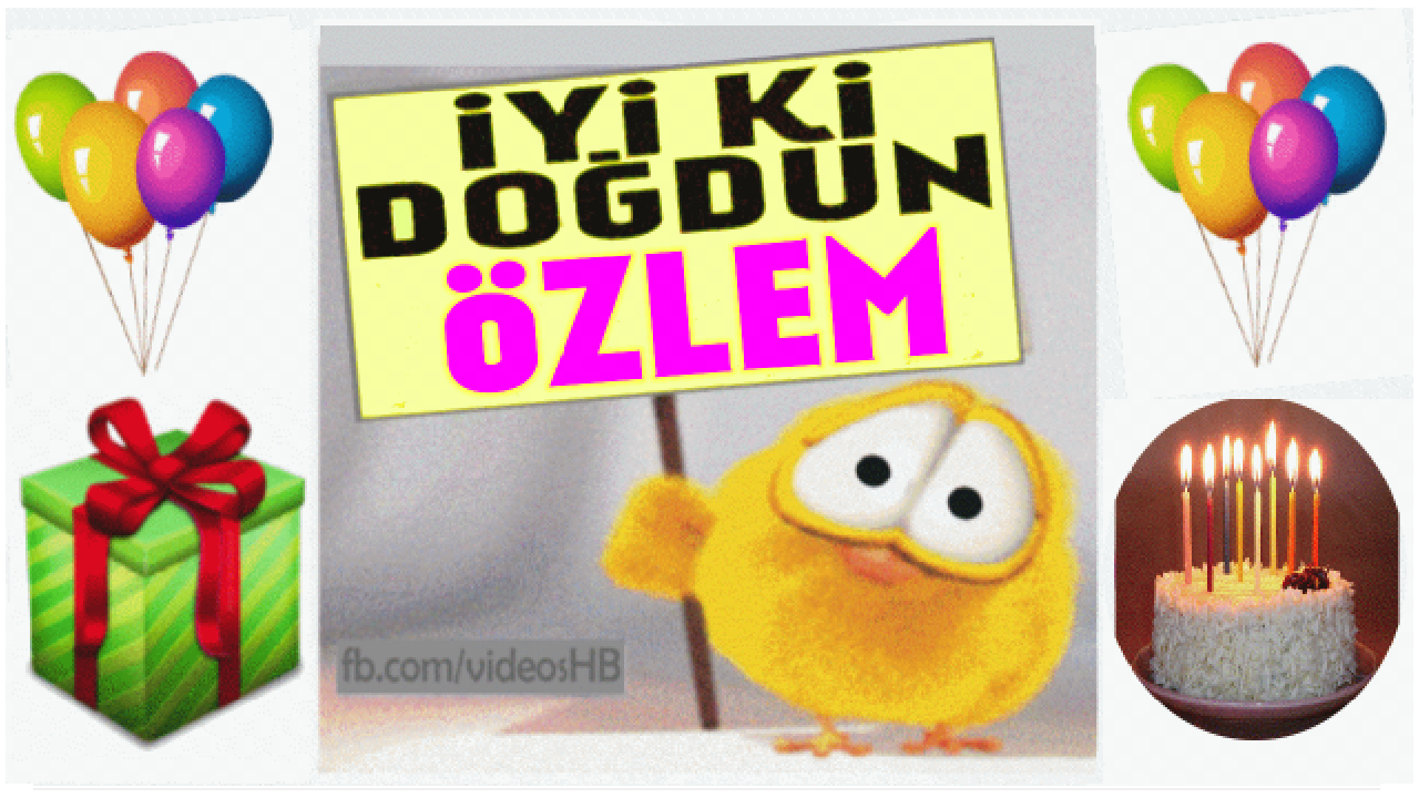 iyi ki doğdun ÖZLEM