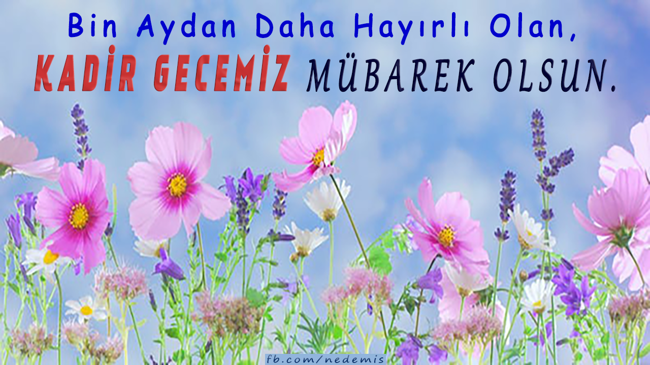 KADİR GECESİ MESAJI