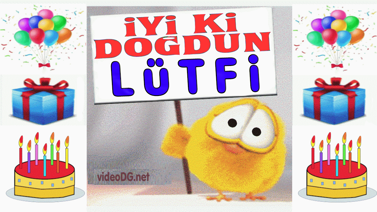 iyi ki doğdun LÜTFİ