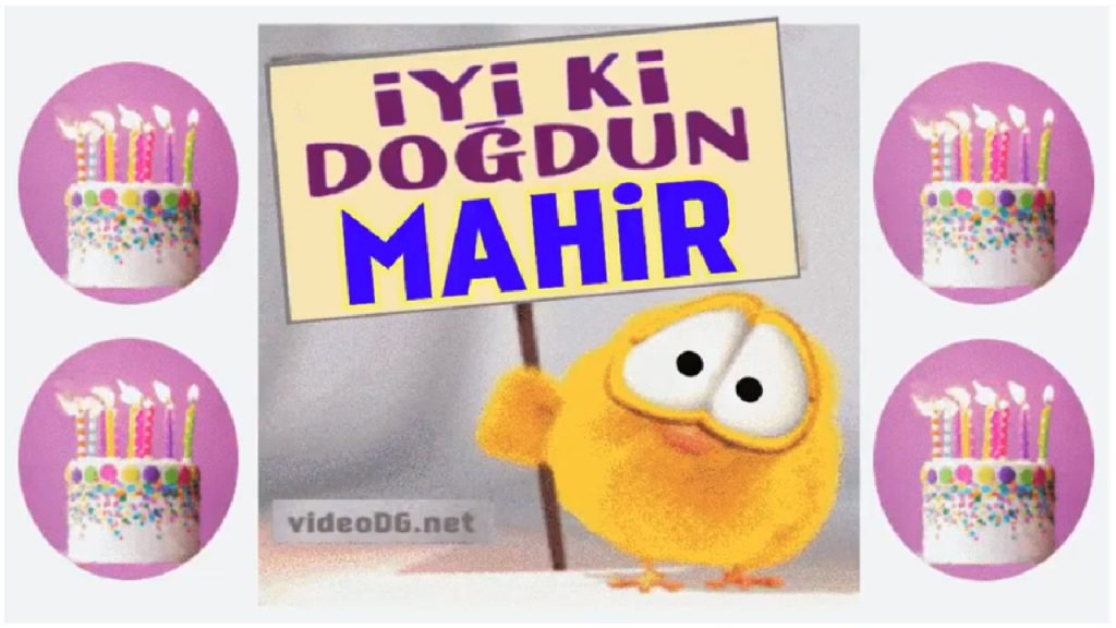 iyi ki doğdun Mahir