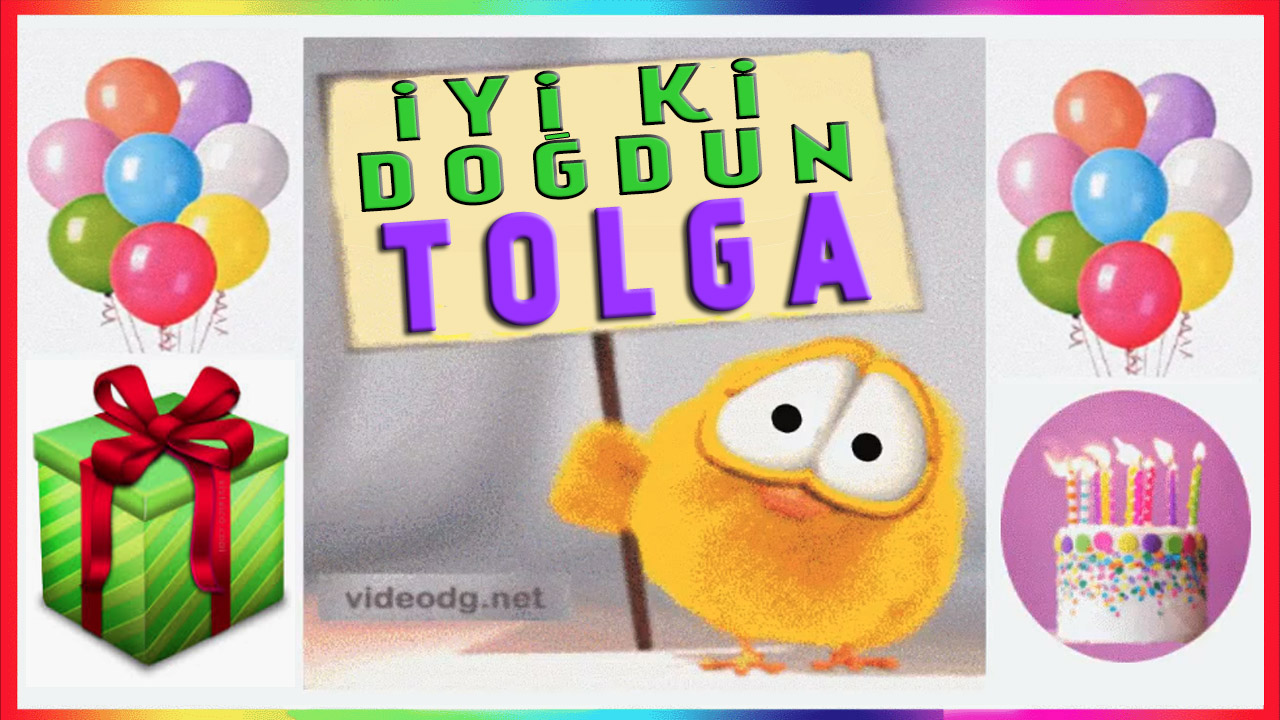 doğum günün kutlu olsun TOLGA