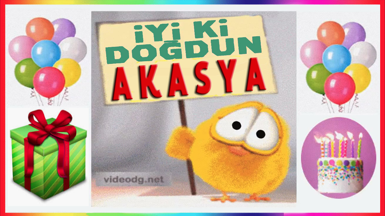 iyi ki doğdun AKASYA.