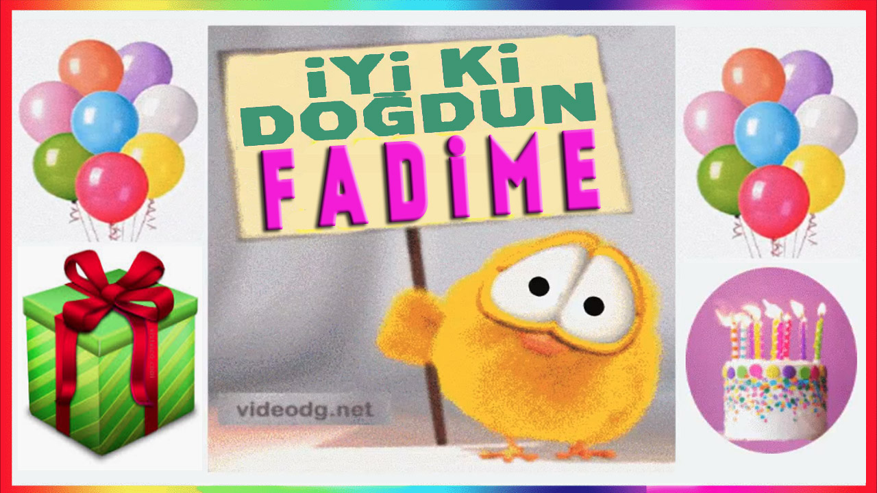 Nice mutlu yaşlara FADİME