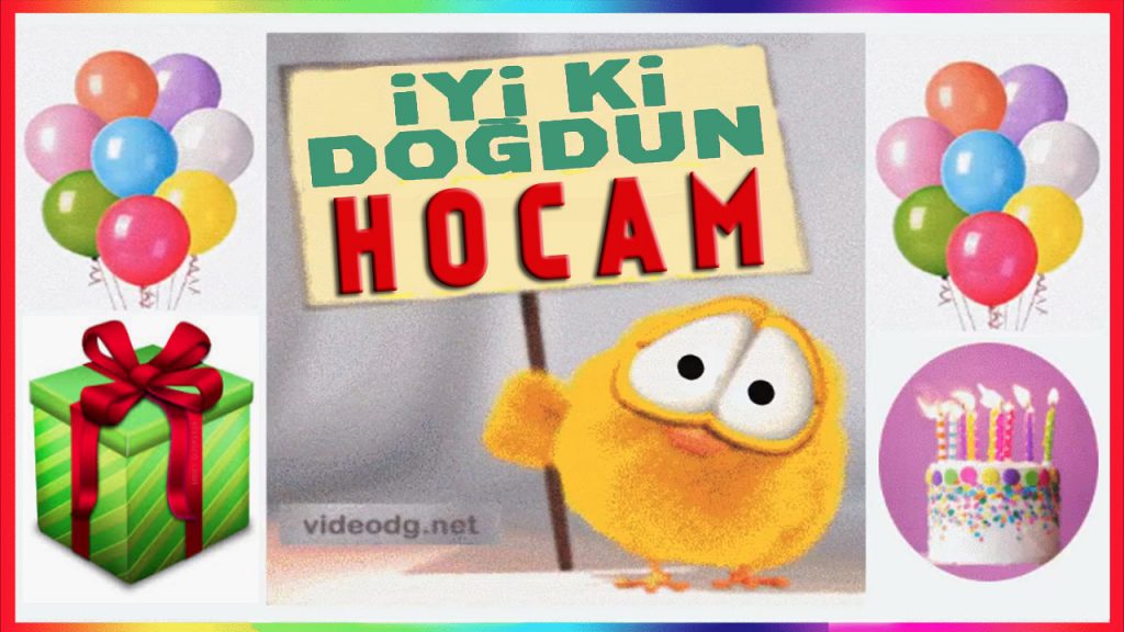 iyi ki doğdun Hocam