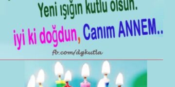 Anneye Doğum Günü Kartı