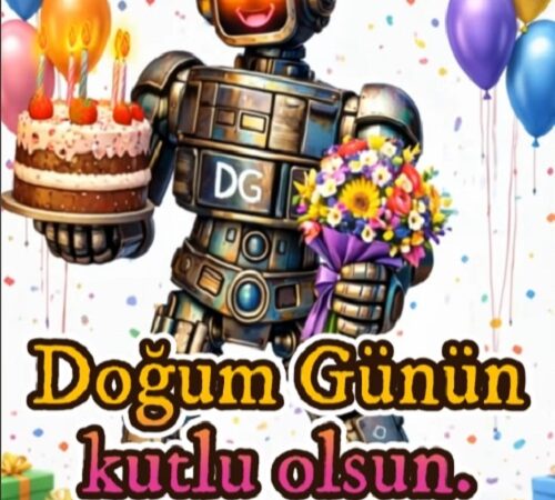 Sevimli Robot ve Doğum Günü Kutlaması