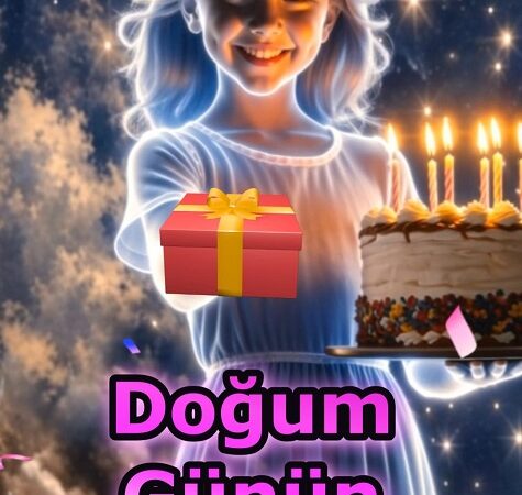 Sevimli Kızın Doğum Günü Tebriği