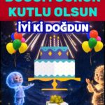 Gökyüzünde Doğum günü kutlaması