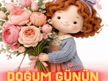 Kayak Yapan Çocukla Doğum Günü Tebrik